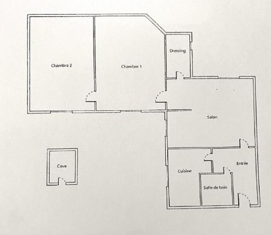 Appartement - 56 m² environ - 3 pièce(s)