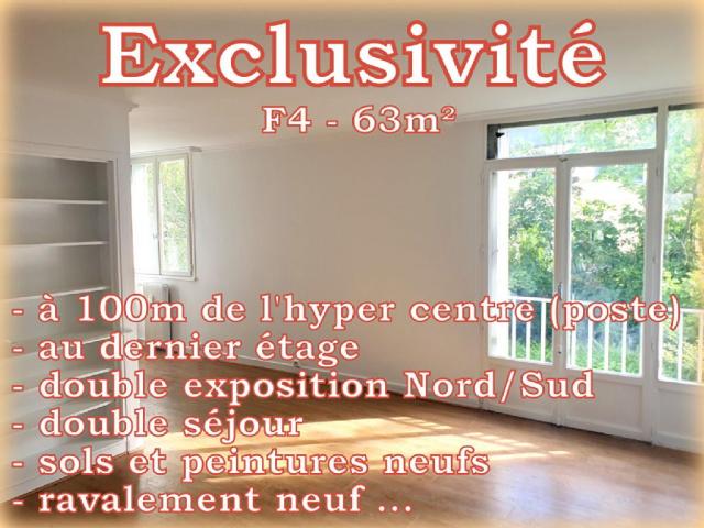 Appartement - 63 m² environ - 4 pièce(s)