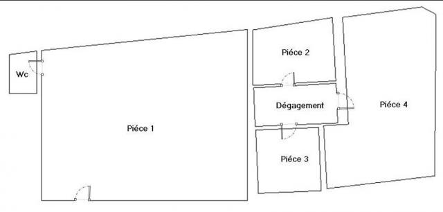 Appartement - 70 m² environ - 3 pièce(s)