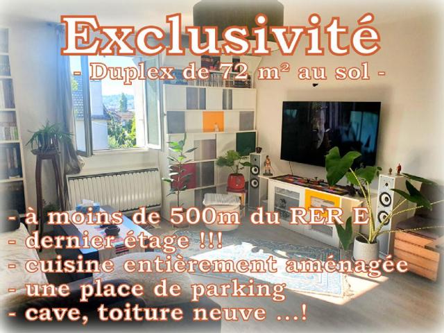 Appartement - 72 m² environ - 2 pièce(s)